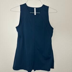 Athleta Foothill Seamless Tank Lagoon Teal Sz S